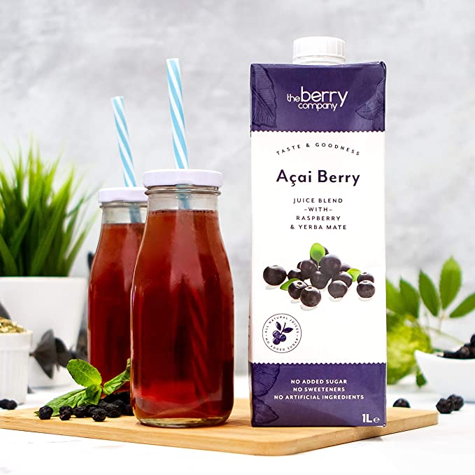 Acai Juice Blend with Raspberry & Yerba Mate