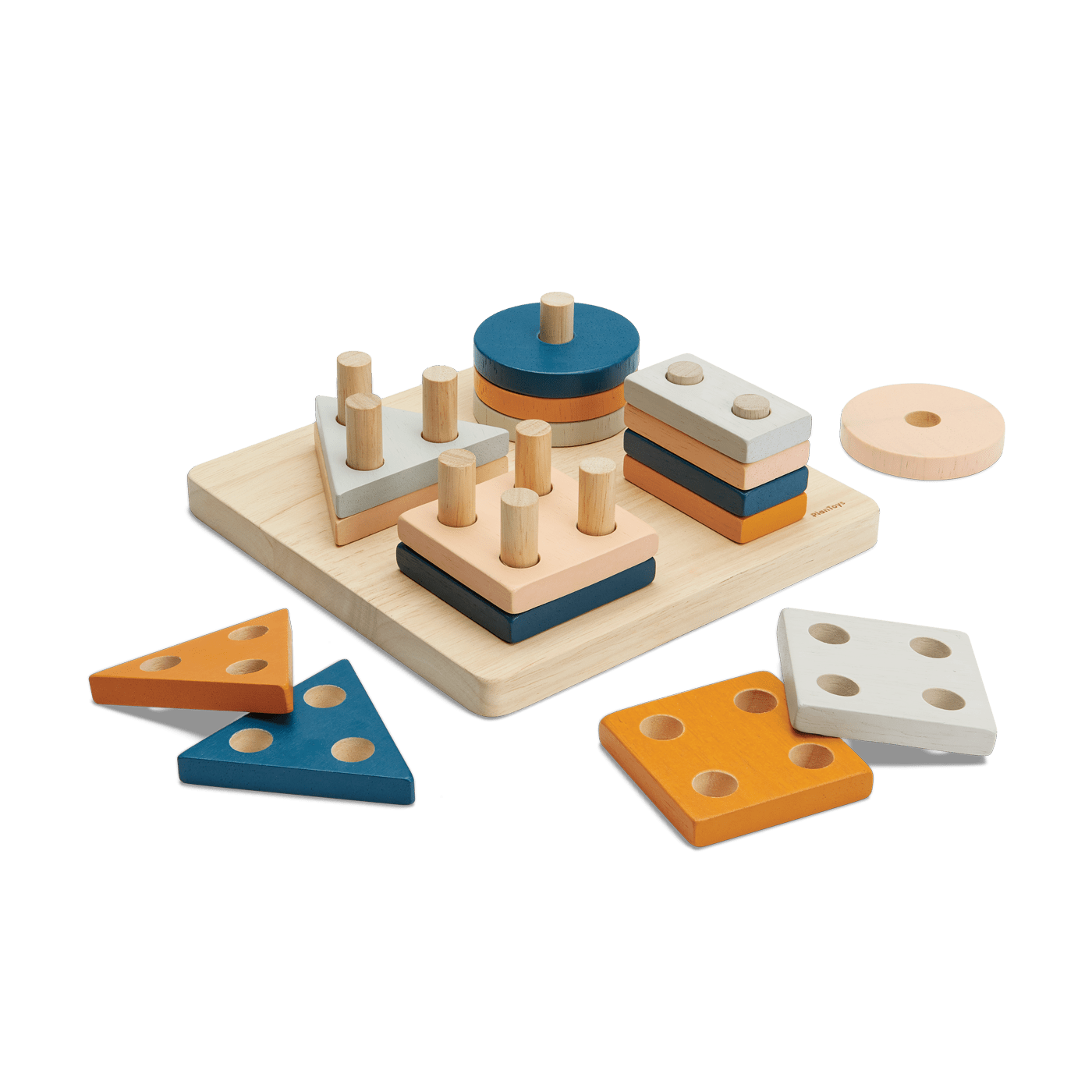 Geometric Sorting Board - Orchard