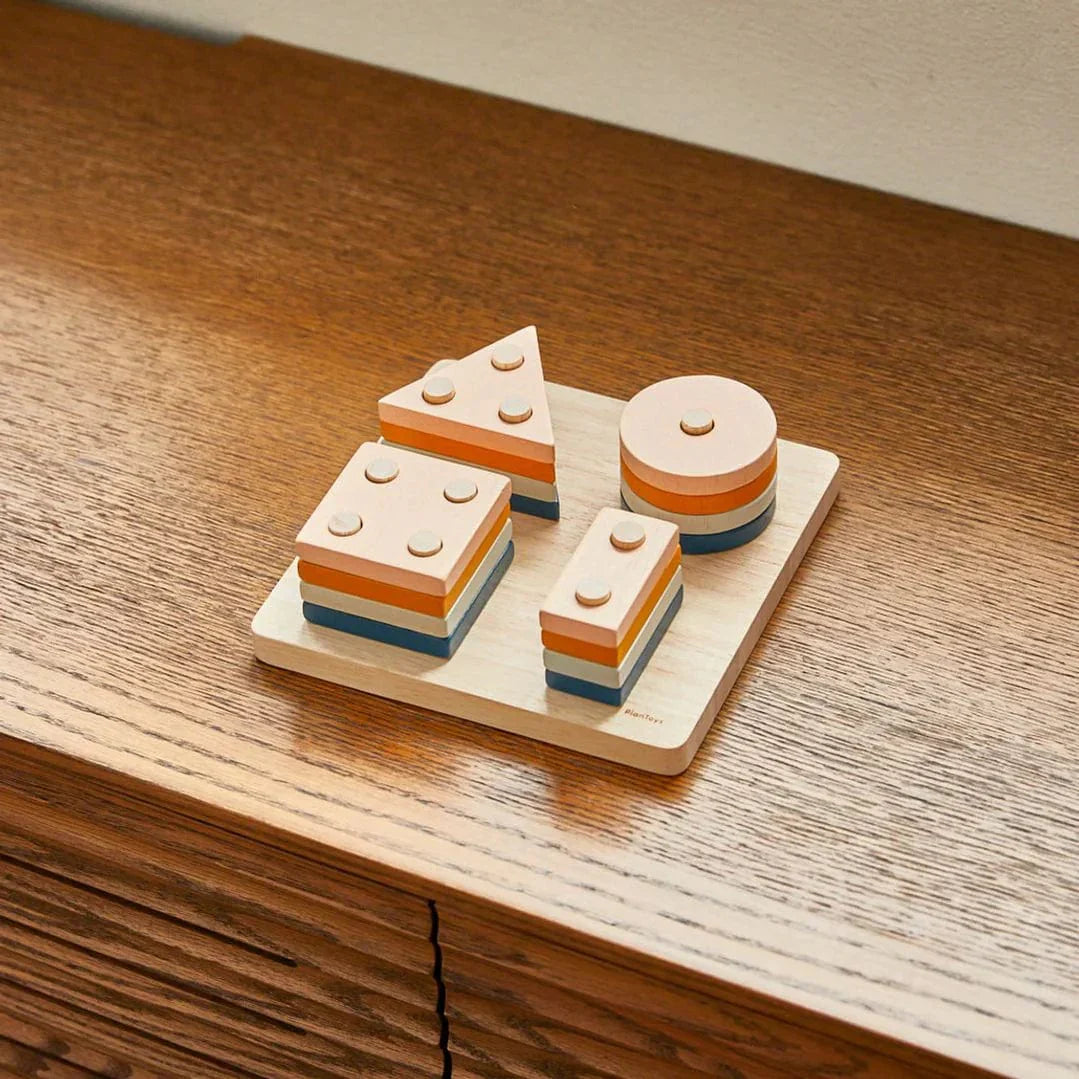 Geometric Sorting Board - Orchard