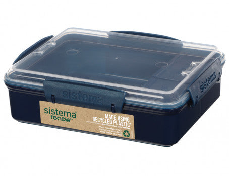 Recycled Plastic Box - Snack Attack Duo 975ml