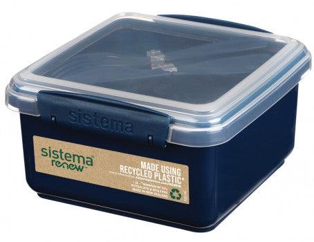 Recycled Plastic Box - Lunch Plus 1.2L