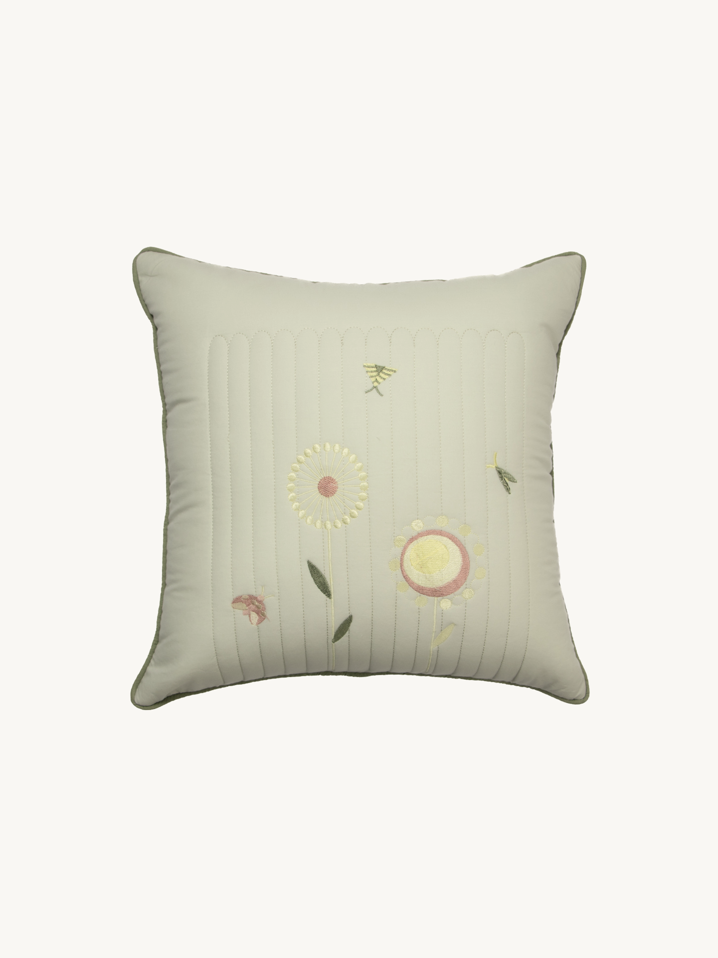 Cotton Cushion Cover - Spring Sprout｜Kids Cushion Cover