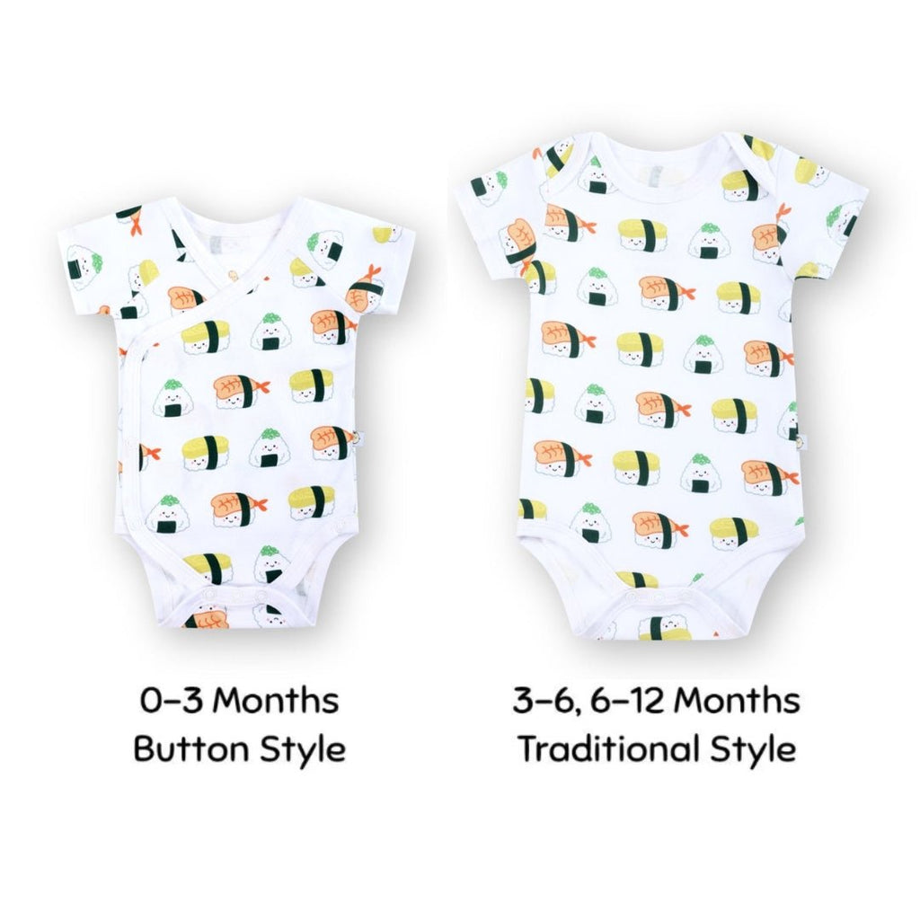 Organic Cotton Baby Onesie - Sushi