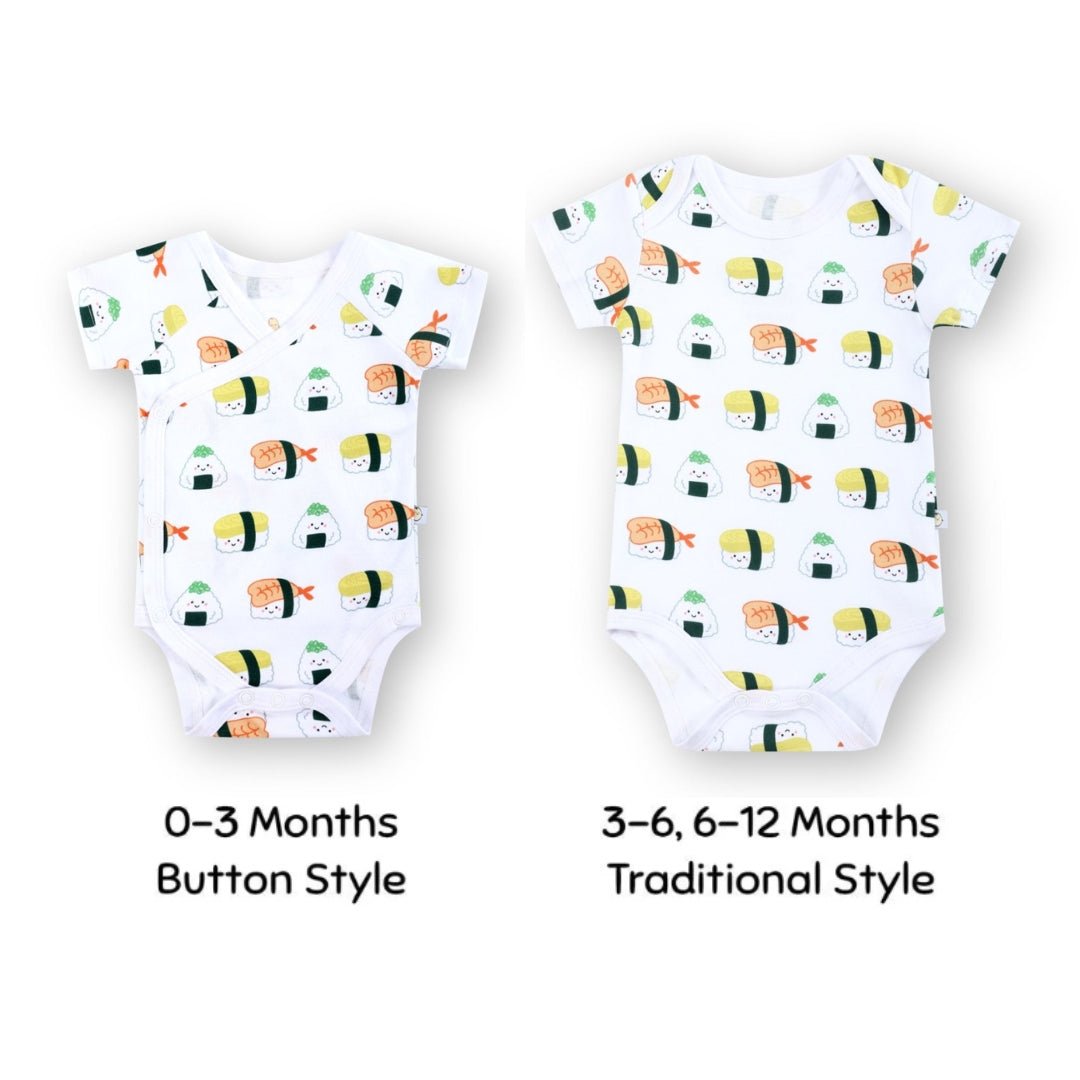 Organic Cotton Baby Onesie - Sushi