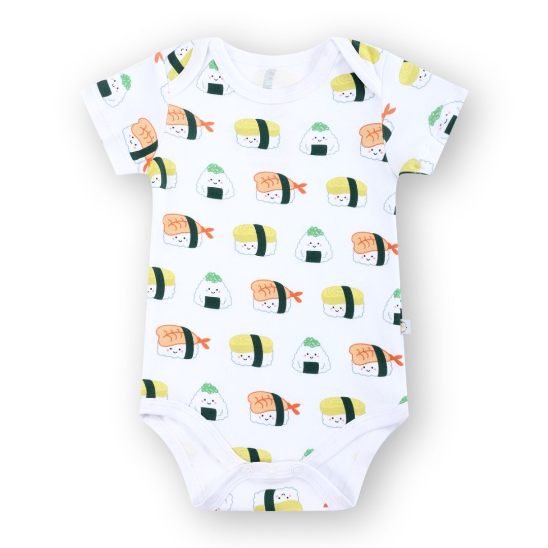 Organic Cotton Baby Onesie - Sushi