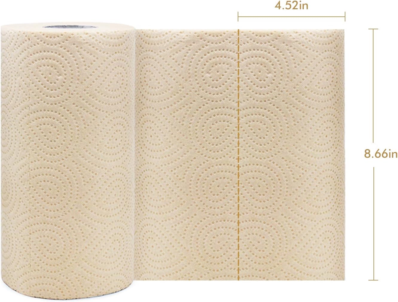 Bamboo Pulp Kitchen Paper Roll (4 Rolls)