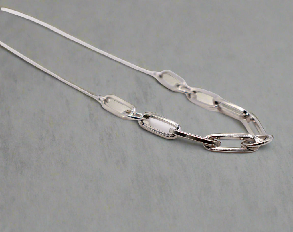 Silver Serenity Chain Necklace â€?Luxury Silver Statement Necklace