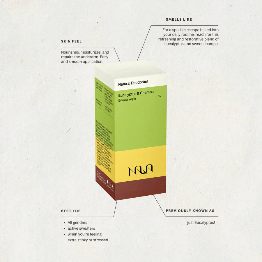 Eucalyptus & Champa Natural Deodorant