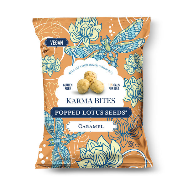 Caramel Popped Lotus Seeds 25g