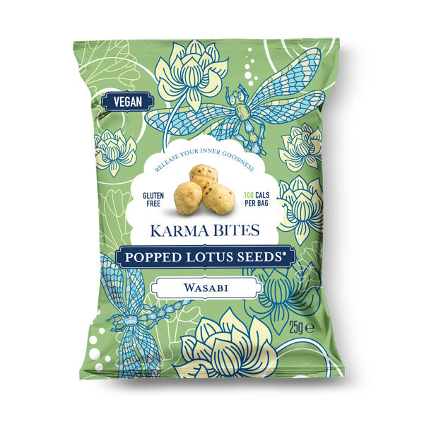 Wasabi Popped Lotus Seeds 25g
