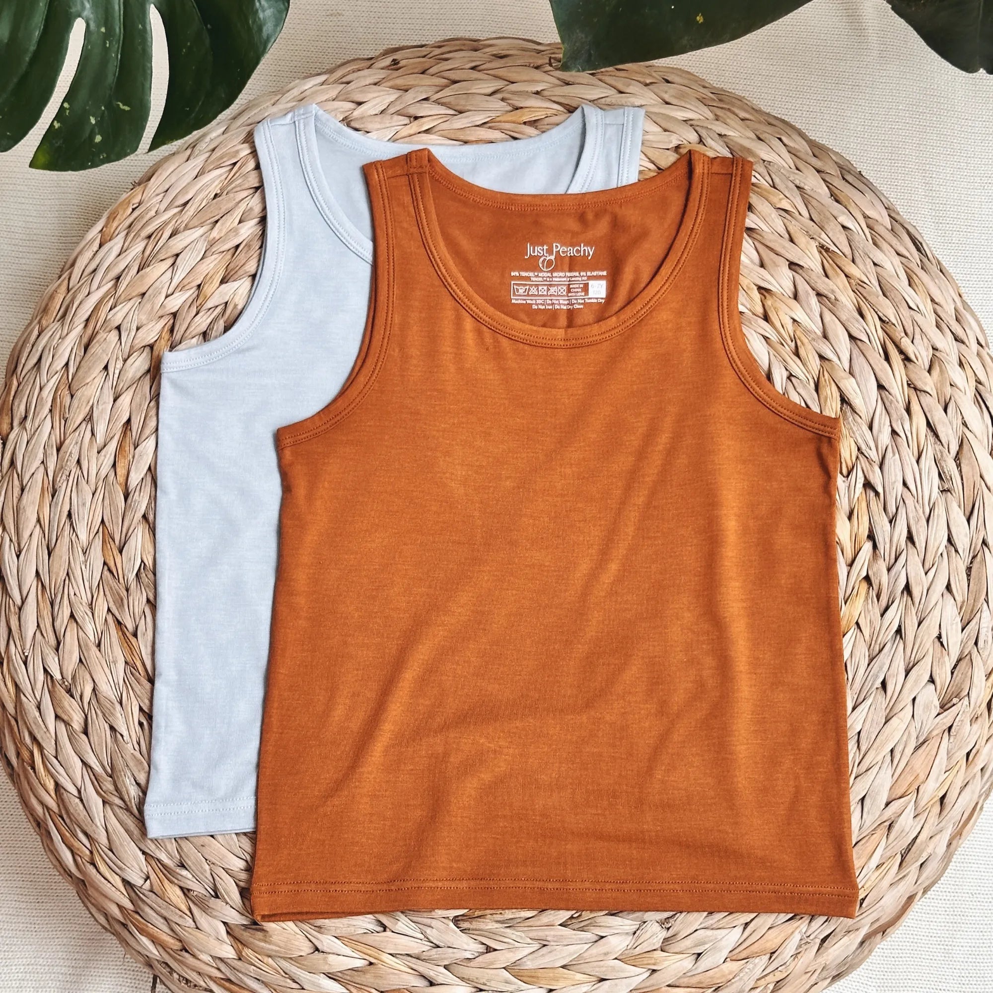 Teens' TENCELâ„?Micro Modal Ultra Soft Tank Tops - Set of 2