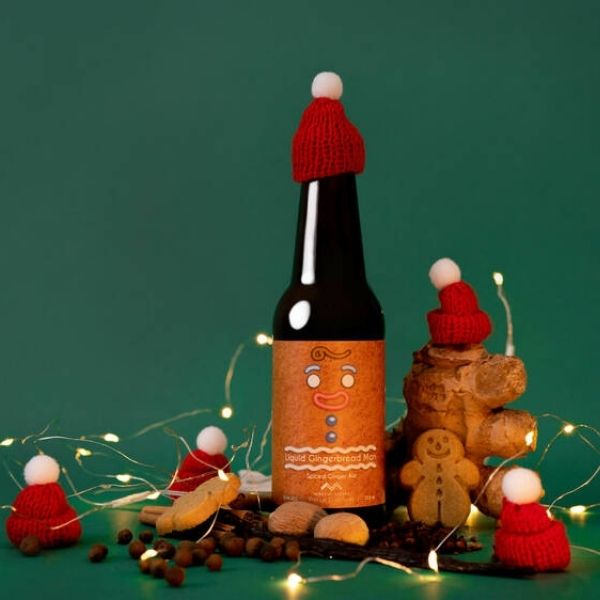 Liquid Gingerbread Man Spiced Ginger Ale 245ml
