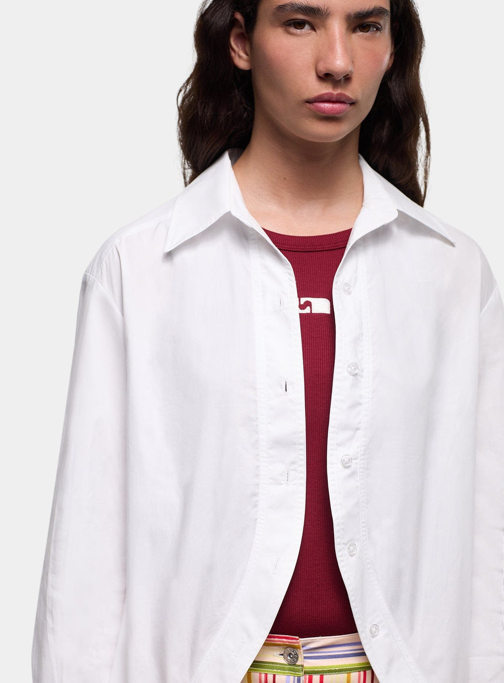 NO BOYFRIEND WHITE SHIRT