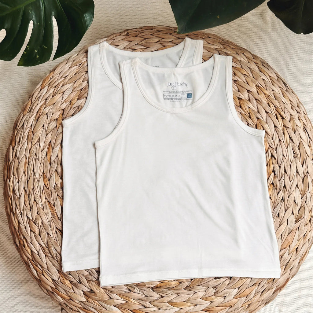 Teens' TENCELâ„?Micro Modal Ultra Soft Tank Tops - Set of 2