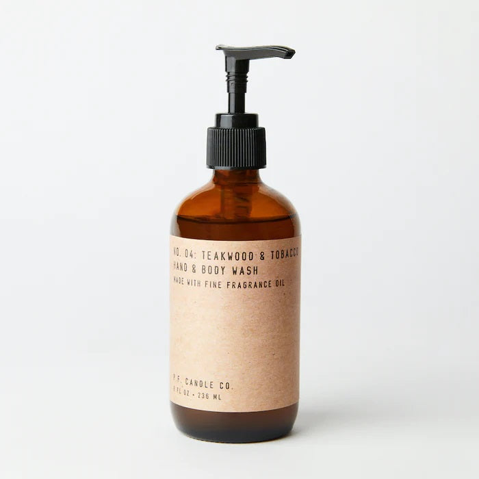 Hand & Body Wash - Teakwood & Tobacco 8 oz