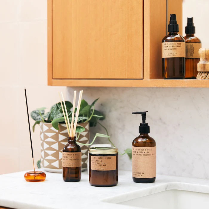 Hand & Body wash 8 oz - Amber & Moss