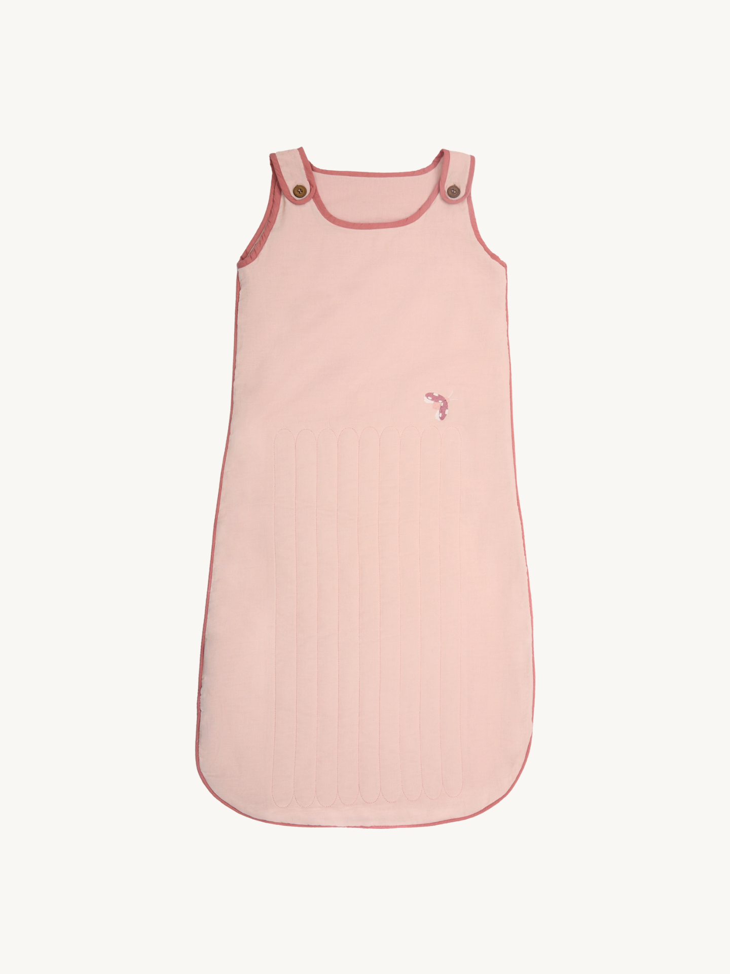 Organic Muslin Sleeping Bag - Pink Blossom｜Kids Sleeping Bag