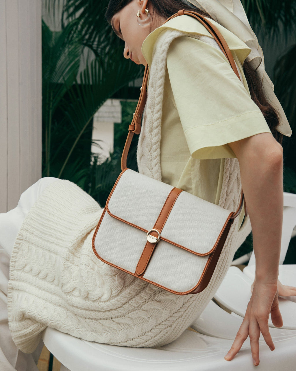 Hay Square Bag â€?CARAMEL