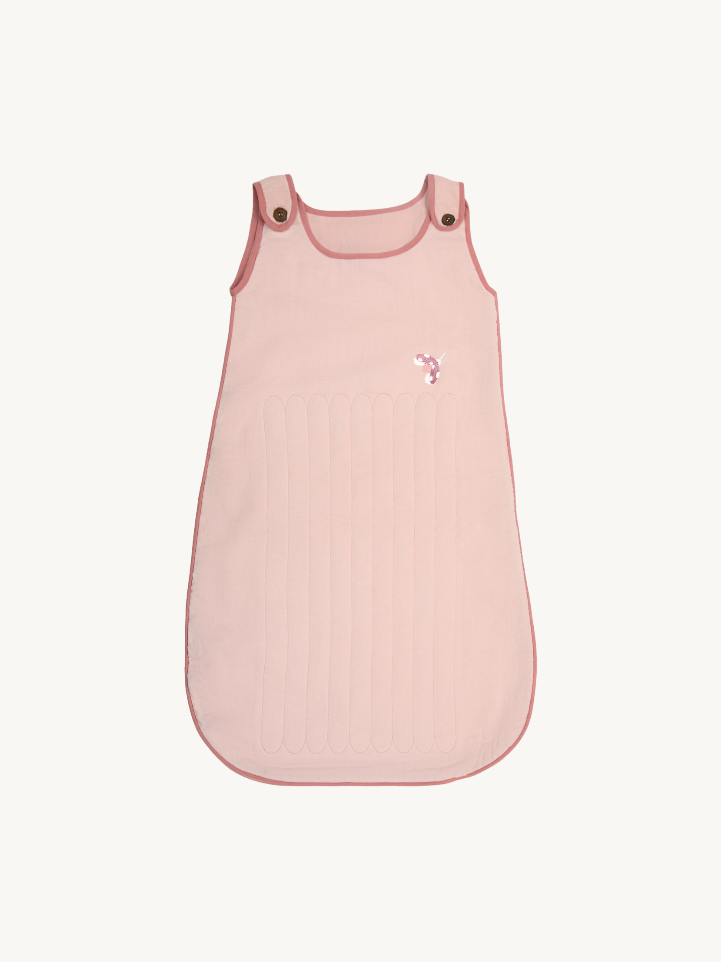 Organic Muslin Sleeping Bag - Pink Blossom｜Kids Sleeping Bag