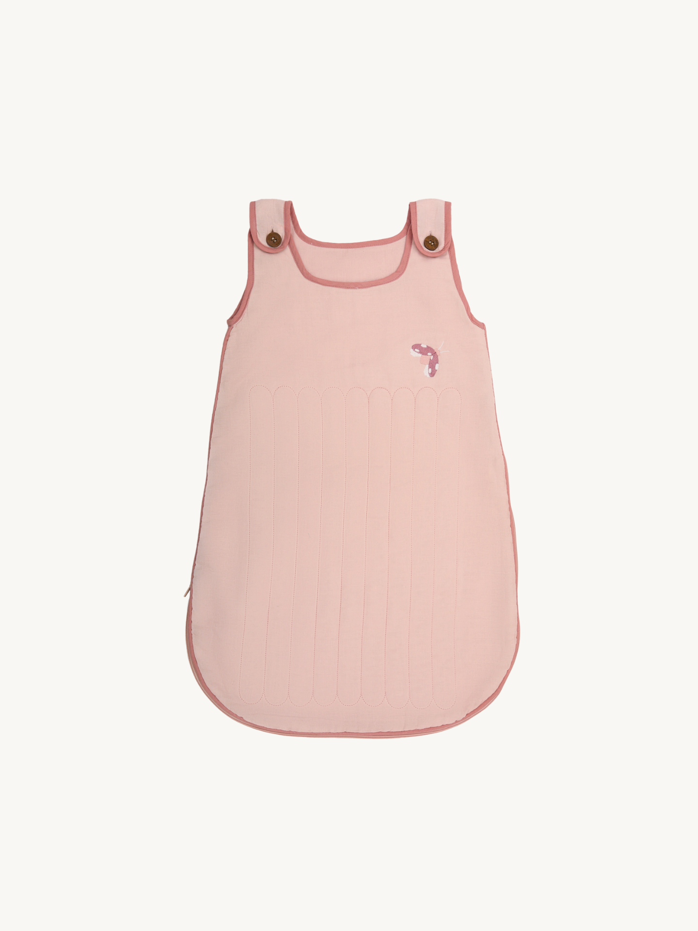 Organic Muslin Sleeping Bag - Pink Blossom｜Kids Sleeping Bag