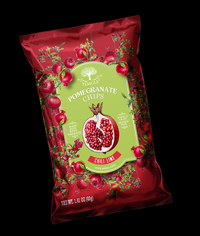 Pomegranate Chips Chili Lime 40g