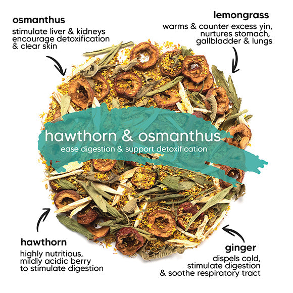 Hawthorn & Osmanthus - Soothing Digestive Support (10 teabags)