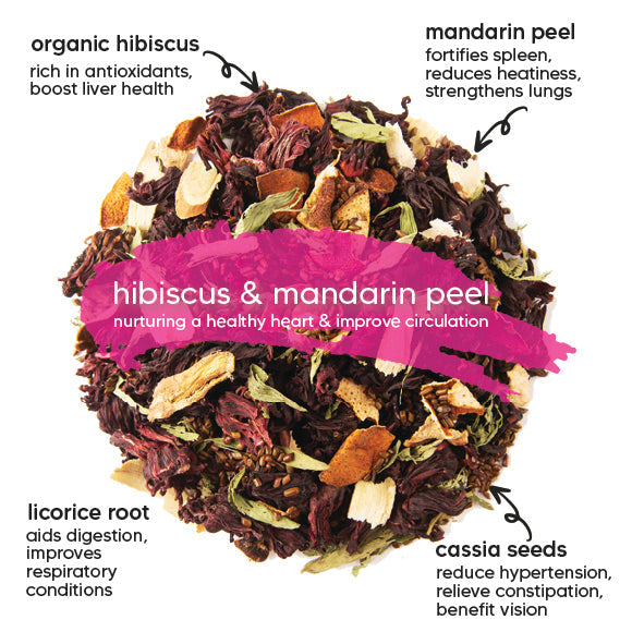 Hibiscus & Mandarin Peel - Complete Stress Release (10 teabags)