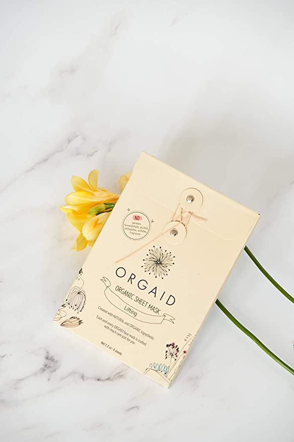 Organic Sheet Mask - Greek Yogurt & Nourishing (4-Pack)