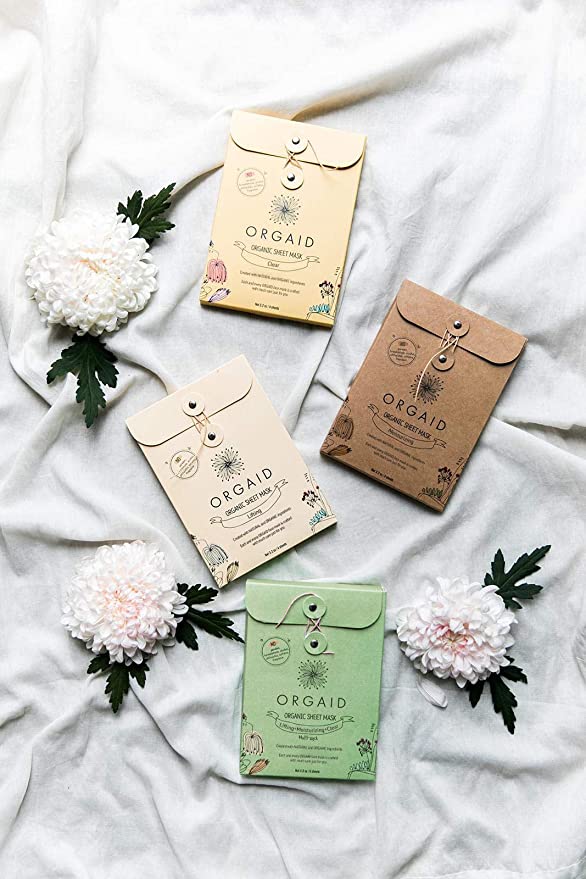 Organic Sheet Mask - Greek Yogurt & Nourishing (4-Pack)