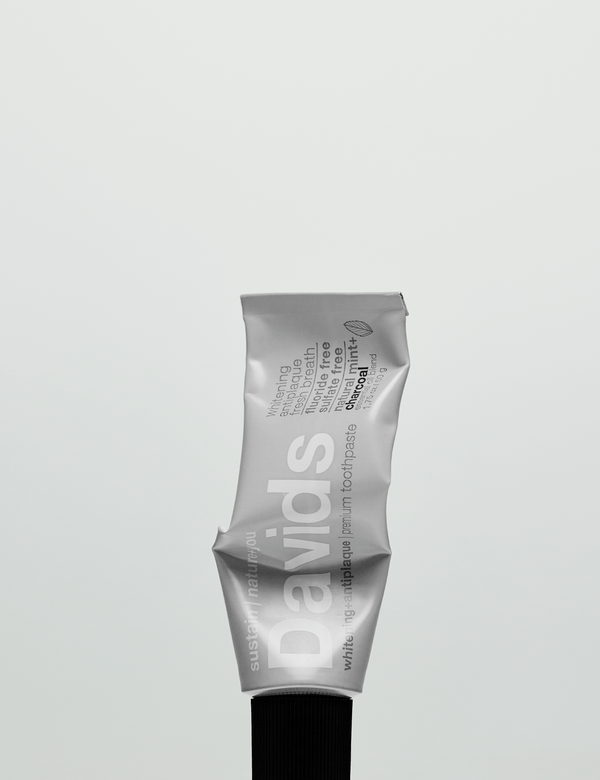 Natural Toothpaste - Peppermint & Charcoal Travel Size