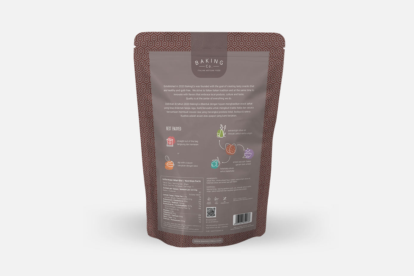 Sourdough Cracker - Olives 150g