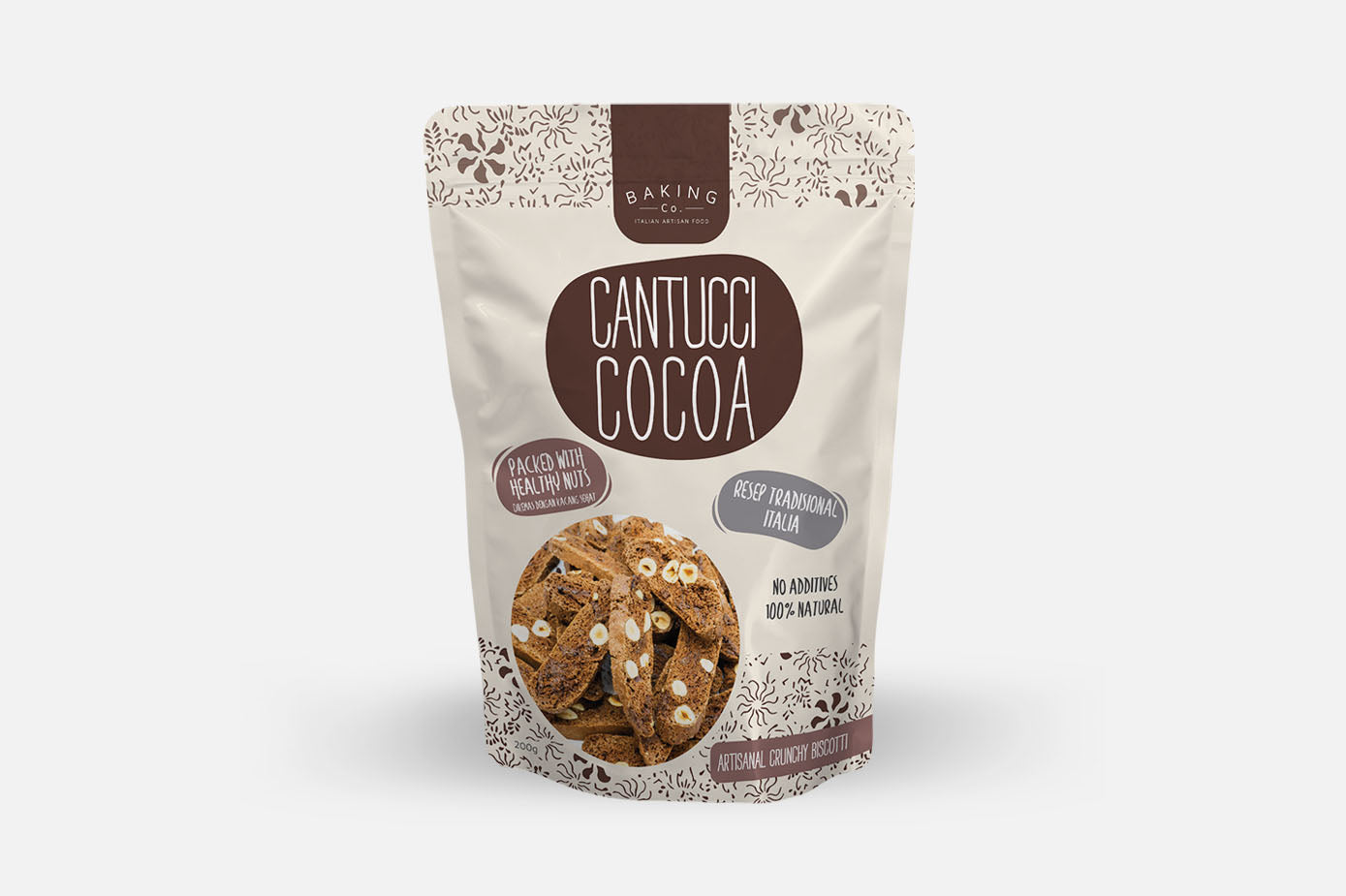 Biscotti Cantucci - Dark Chocolate & Hazelnut 200g
