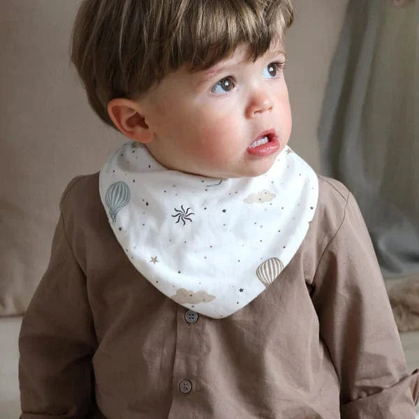 Bandana Bib, Jersey, 2-Pack - GOTS Dreamland