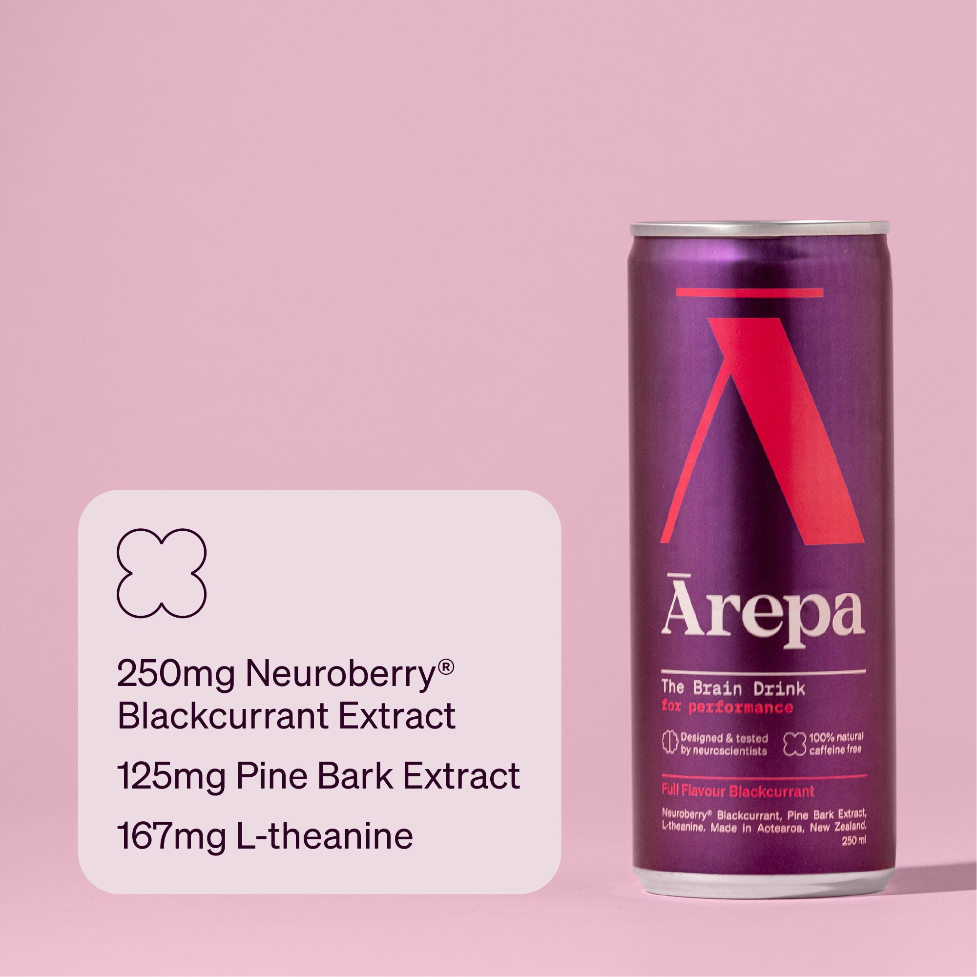 The Brain Drink Full Flavour Blackcurrant (for performance) 250ml