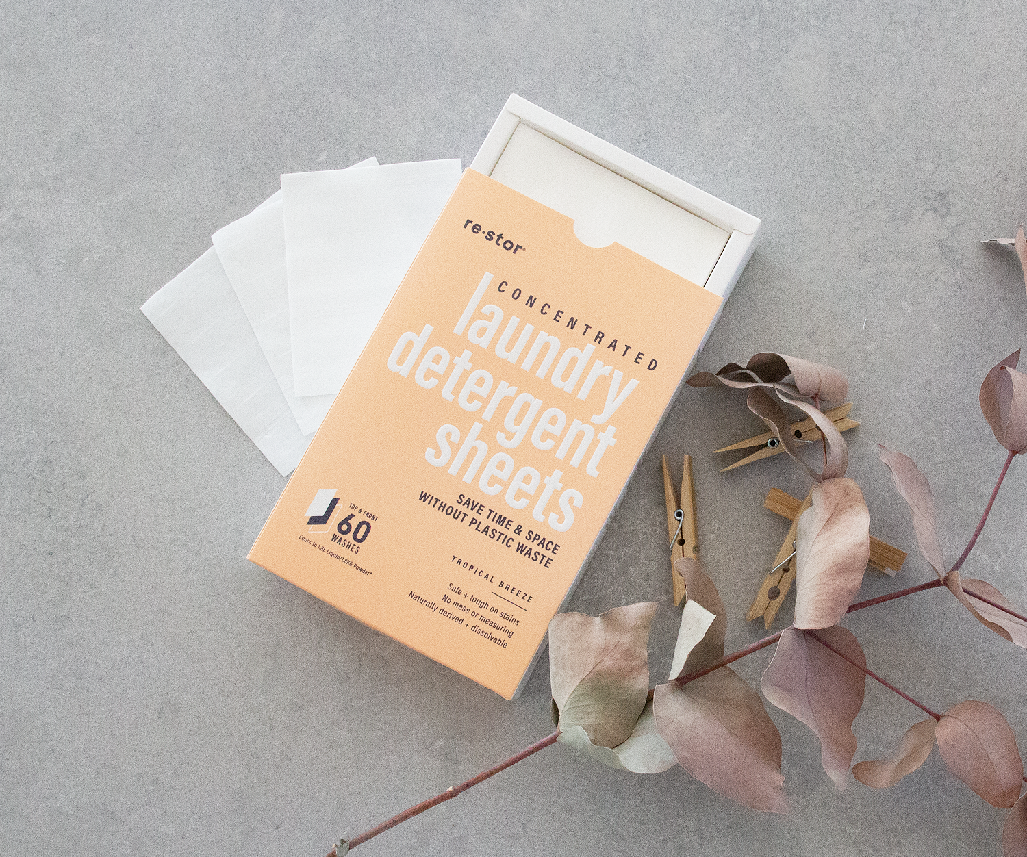 Laundry Detergent Sheets - Tropical Breeze