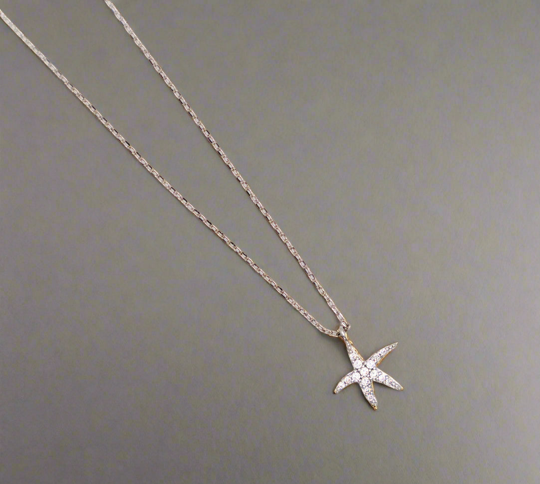 Starry Seas Necklace â€?Luxury Blue Gemstone Statement Necklace