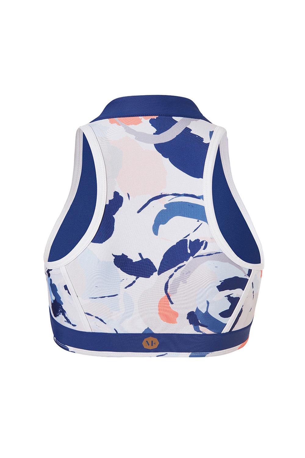 High Neck Zip Bikini Top | Nikki