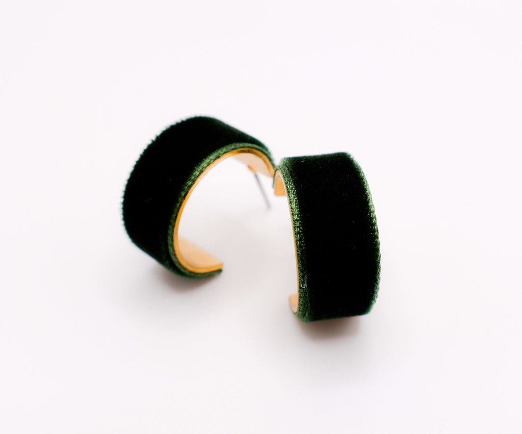 Velvet Elegance Earrings â€?Luxury Velvet Statement Earrings