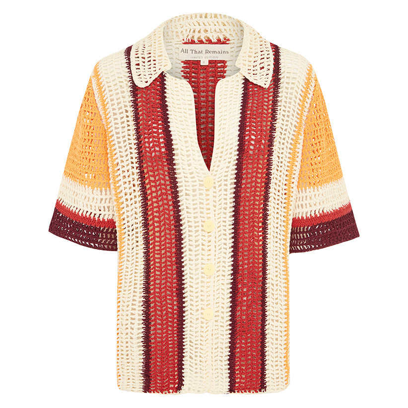 Blouse James James Shirt Red-Papaya