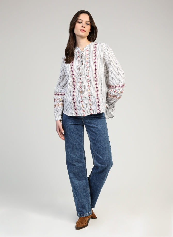 Blouse 48-20559-w Suvila Rayure