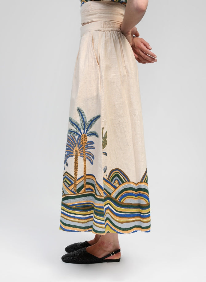 Skirt 48-04269-w Raromy Palmyre-Bleu