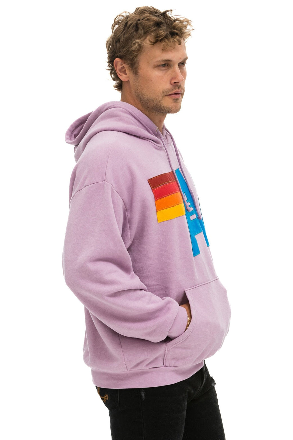 Hoodie Logo Stitch R Hdprxstlo Mauve