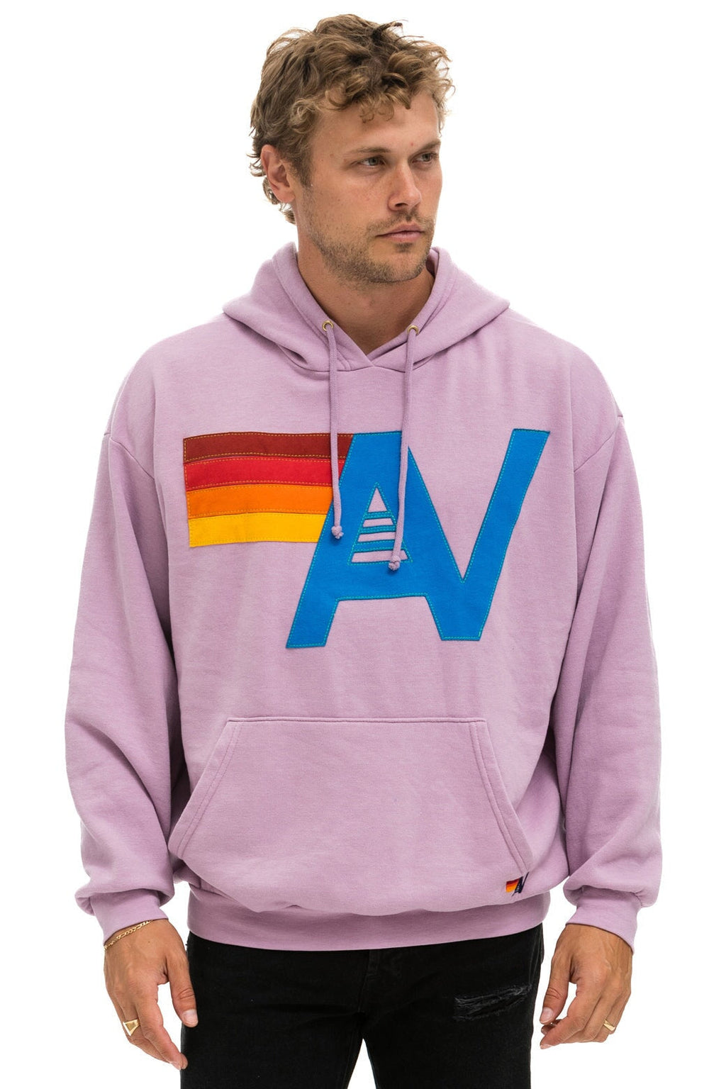 Hoodie Logo Stitch R Hdprxstlo Mauve