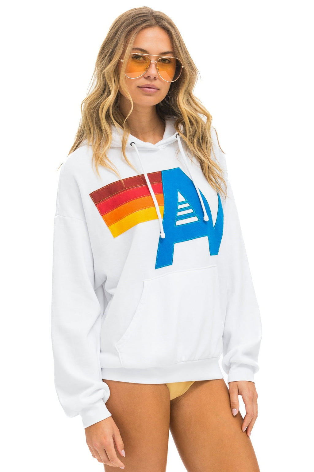 Hoodie Logo Stitch R Hdprxstlo White