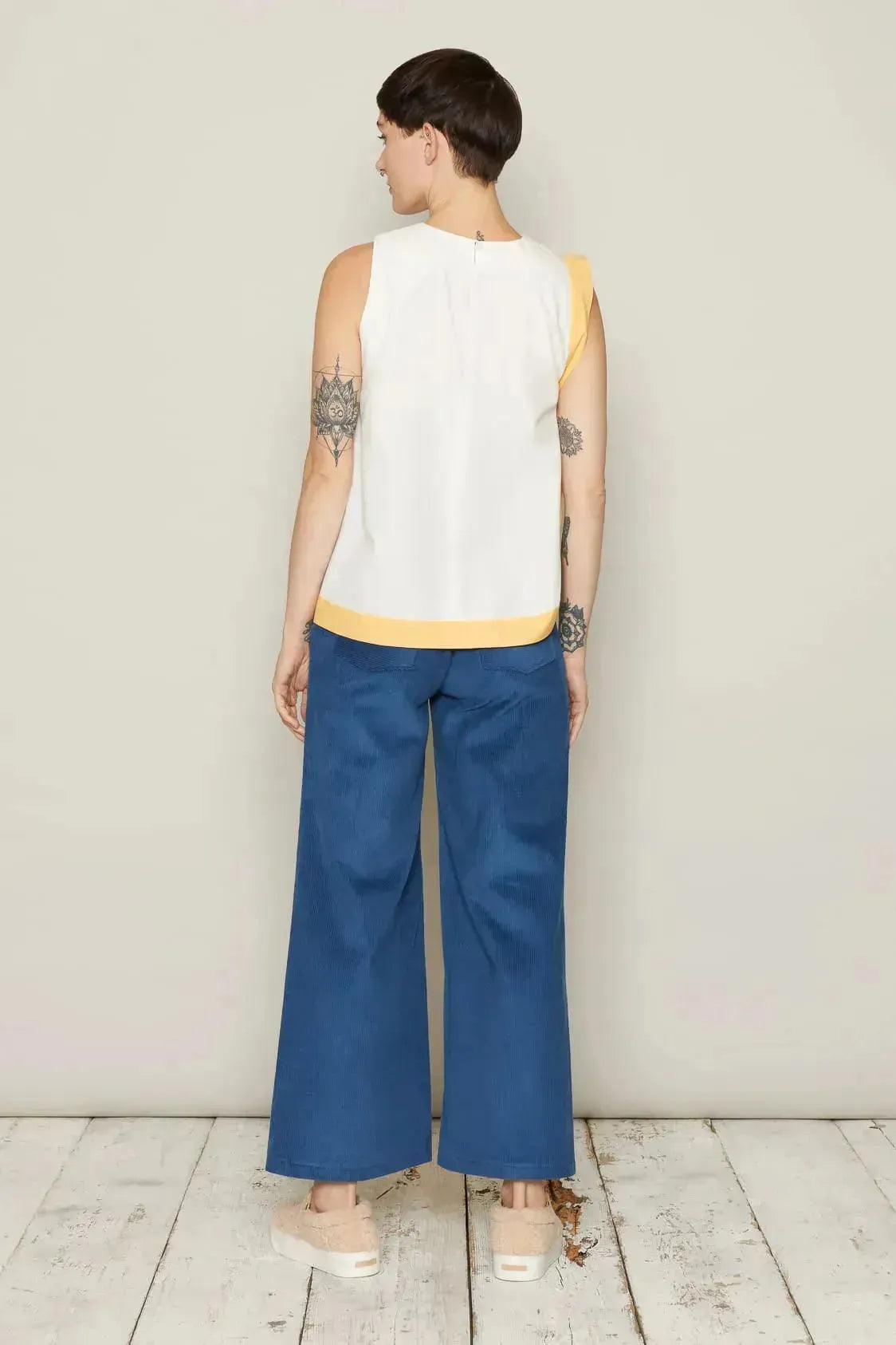 Ari Top (White & Orange)