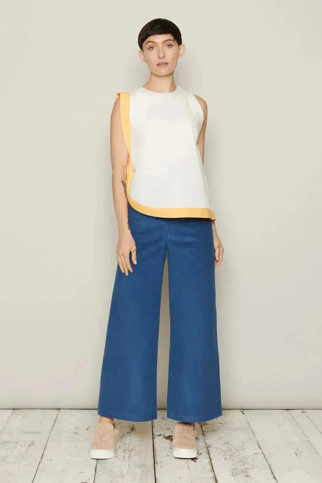 Ari Top (White & Orange)