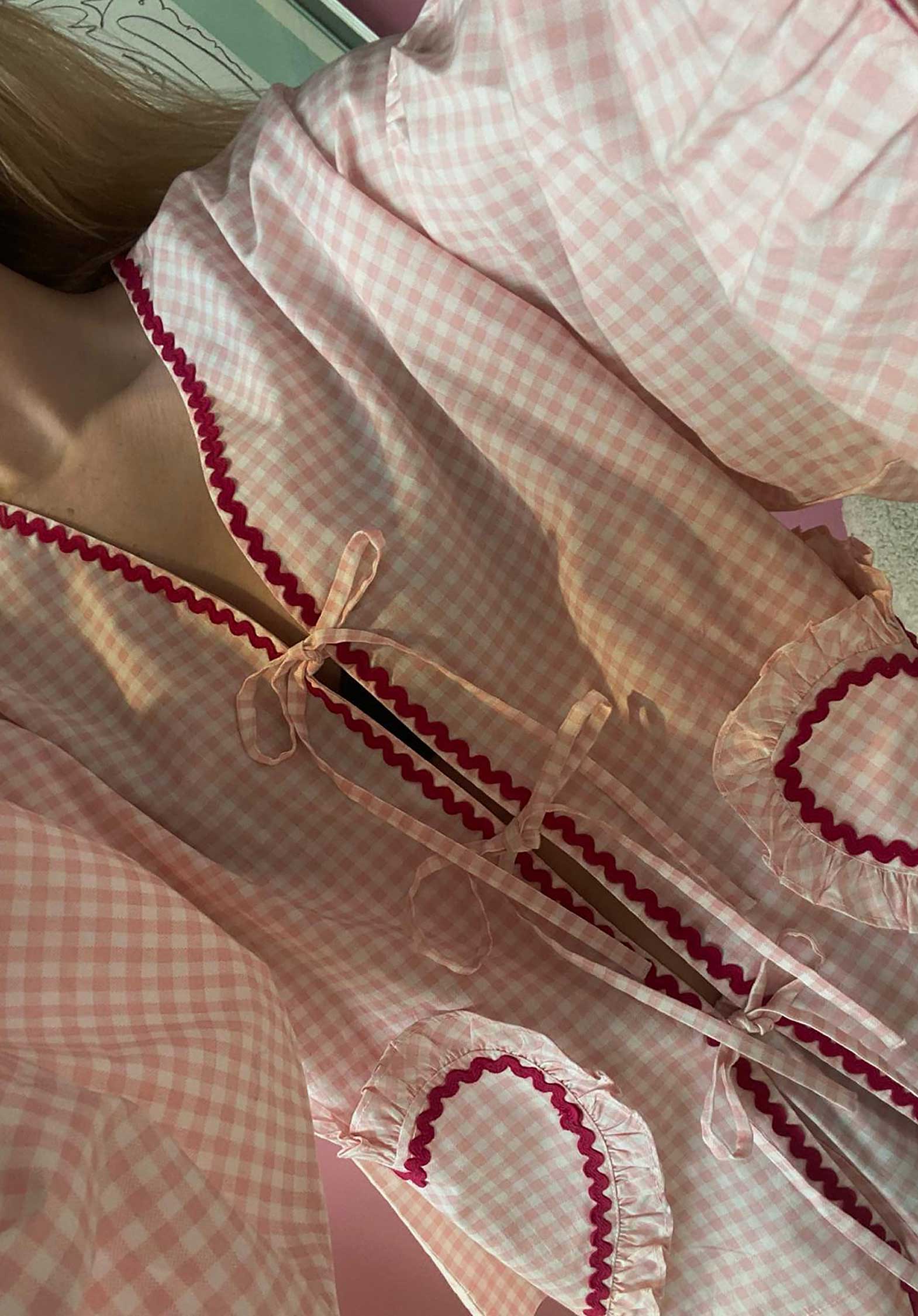 Jacket Se1023 Astrid Pink-Checks