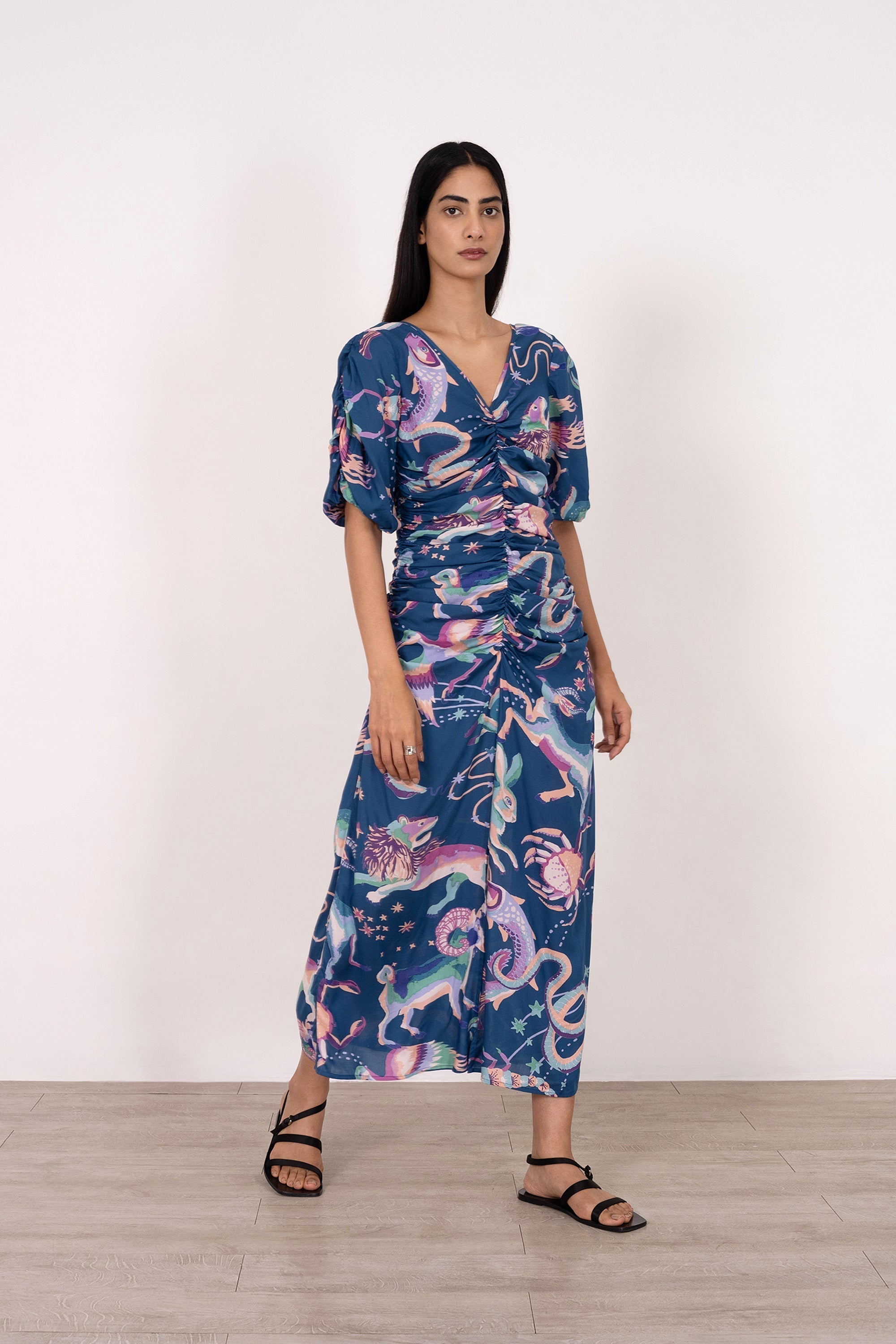 Dress Florence Dress Dark-Teal