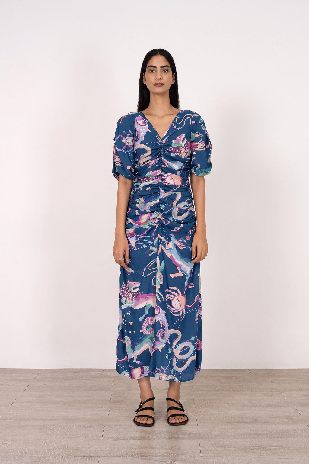 Dress Florence Dress Dark-Teal