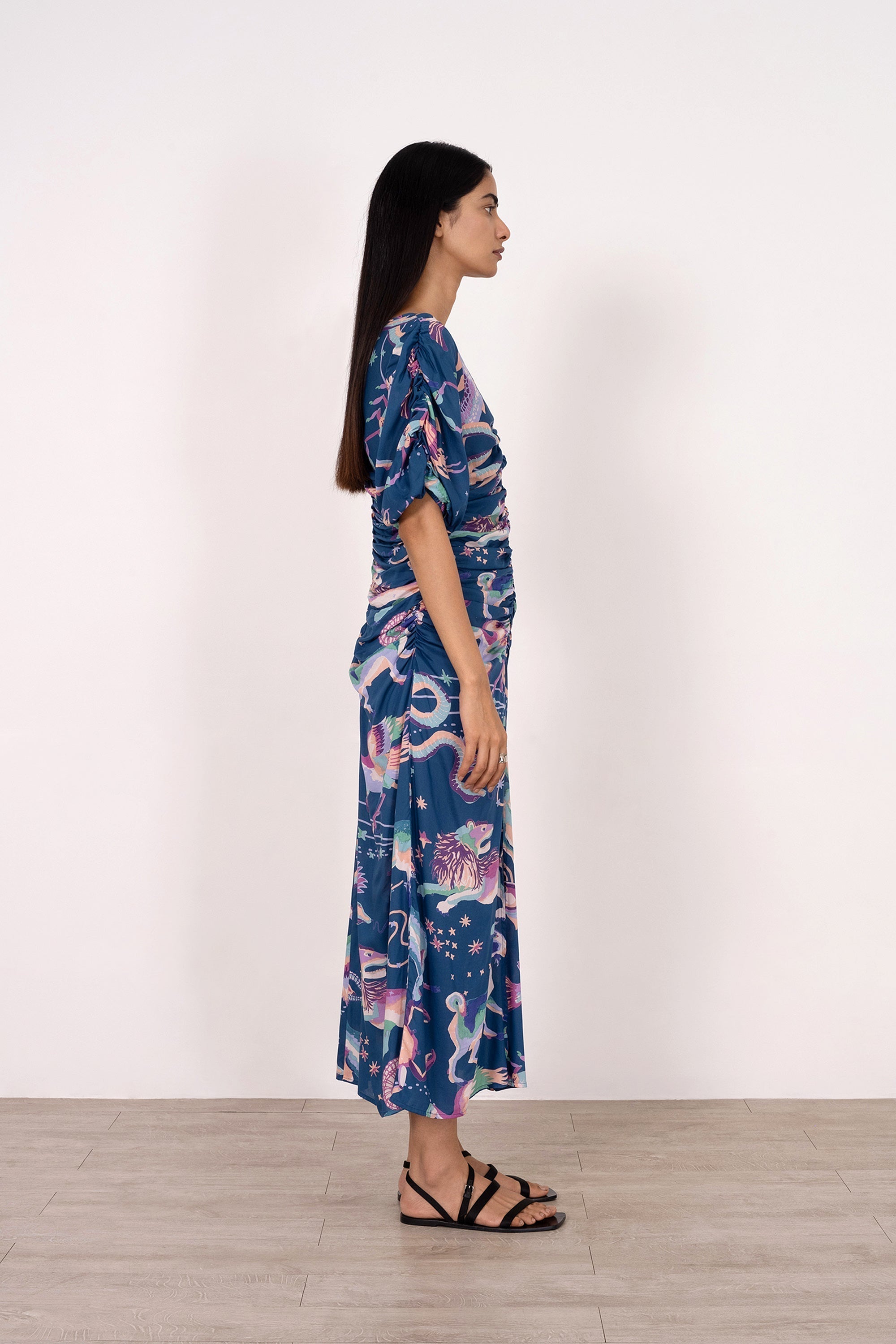 Dress Florence Dress Dark-Teal